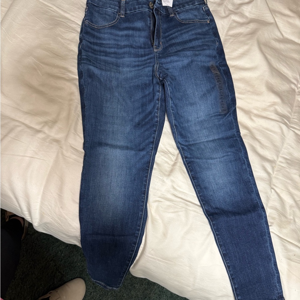 American Eagle Outfitters Dark Blue Skinny Jeans